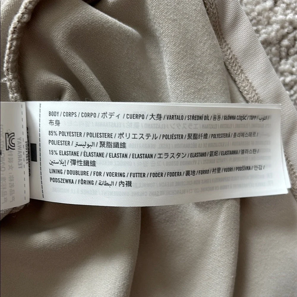 Abercrombie & Fitch taupe Ruched Sleeveless Top - Picture 10 of 11